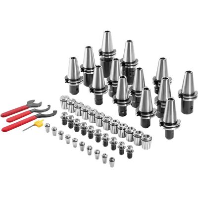 Set di Portaherramienta Vevor - ER16/32 CAT40 35 pezzi Acciaio durevole Set di Portaherramienta Vevor - ER16/32 CAT40 35 pezzi Acciaio durevole