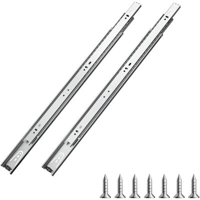 Vevor Guides de Tiroir - 10 Paires, 500mm, 45kg, Montage latéral - Publicité Vevor Guides de Tiroir - 10 Paires, 500mm, 45kg, Montage latéral - Publicité