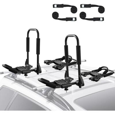 MOPHORN Vevor - Dachgepäckträger 2 Paar Faltbare Querträger - Surfen, Kanu, Skifahren MOPHORN Vevor - Dachgepäckträger 2 Paar Faltbare Querträger - Surfen, Kanu, Skifahren