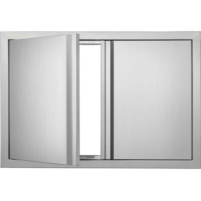 Vevor Porta d'accesso cucina esterna in acciaio inossidabile - 30.5x21 pollici Vevor Porta d'accesso cucina esterna in acciaio inossidabile - 30.5x21 pollici