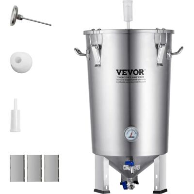 VEVOR 8-Gallonen Edelstahl Hausbrauerei Kesselset - Fermentationsfass VEVOR 8-Gallonen Edelstahl Hausbrauerei Kesselset - Fermentationsfass