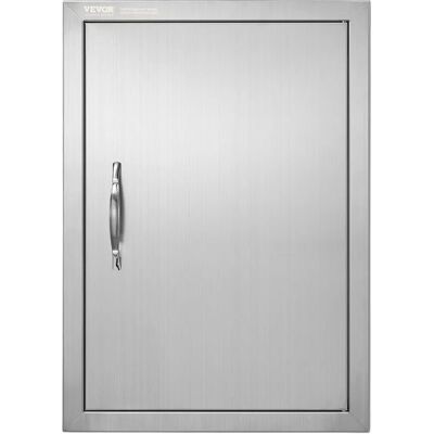 Puerta de Acceso a Cocina Exterior VEVOR - Acero Inoxidable 45,7x61cm Puerta de Acceso a Cocina Exterior VEVOR - Acero Inoxidable 45,7x61cm