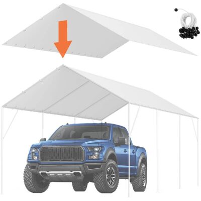 Vevor Couverture de Garage 10x20 pi Waterproof - Publicité Vevor Couverture de Garage 10x20 pi Waterproof - Publicité