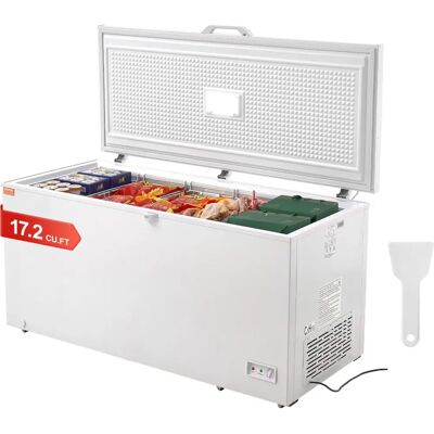 Vevor Congélateur 17,2 cu.ft/488 L avec 4 paniers - Publicité Vevor Congélateur 17,2 cu.ft/488 L avec 4 paniers - Publicité