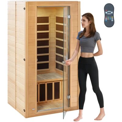 Succebuy Puinen Infrapunasauna - Kompakti 20 sq.ft Spa Succebuy Puinen Infrapunasauna - Kompakti 20 sq.ft Spa