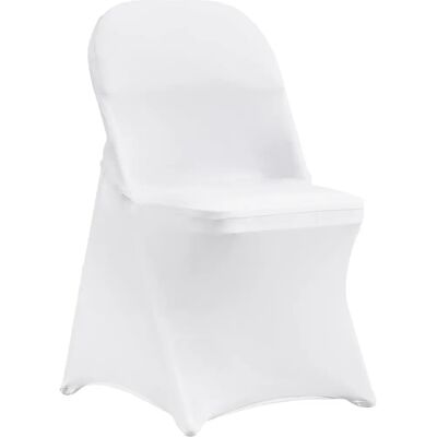 Vevor Funda de Spandex Estirable Blanca para Sillas Plegables - Boda y Fiesta Vevor Funda de Spandex Estirable Blanca para Sillas Plegables - Boda y Fiesta