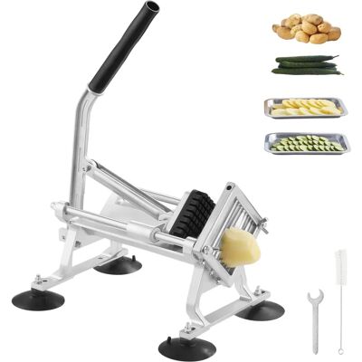 Vevor Gewerbliches Gemüse-Schneidemaschine - 3/8 Zoll, Edelstahl & Aluminium Vevor Gewerbliches Gemüse-Schneidemaschine - 3/8 Zoll, Edelstahl & Aluminium