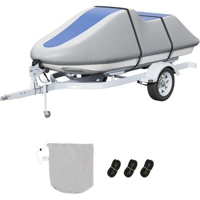 Vevor Jet Ski Cover - Waterproof 600D Oxford Fits 126-135" PWC Vevor Jet Ski Cover - Waterproof 600D Oxford Fits 126-135" PWC