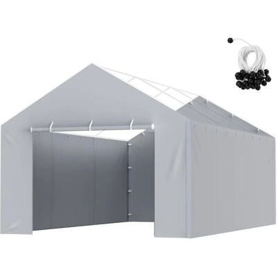 Succebuy Szürke 12x20 láb autógarázs oldalfal - Vízálló Succebuy Szürke 12x20 láb autógarázs oldalfal - Vízálló
