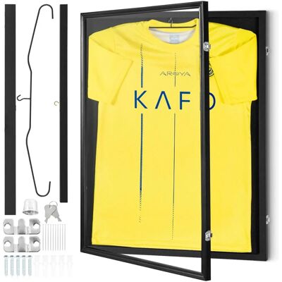 Vevor Jersey-Display-Rahmengehäuse - Große abschließbare Sport-Trikot-Schattenbox - UV-Schutz Vevor Jersey-Display-Rahmengehäuse - Große abschließbare Sport-Trikot-Schattenbox - UV-Schutz