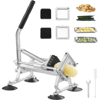 Vevor Commercial Vegetable Slicer - 1/4"/3/8"/1/2" Stainless Steel & Aluminum Alloy - Food Cutter Machine Vevor Commercial Vegetable Slicer - 1/4"/3/8"/1/2" Stainless Steel & Aluminum Alloy - Food Cutter Machine