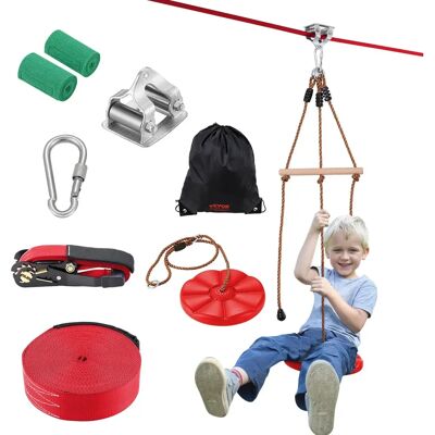 Succebuy Zipline Kit - 65 ft Outdoor Spielplatz Unterhaltung Succebuy Zipline Kit - 65 ft Outdoor Spielplatz Unterhaltung