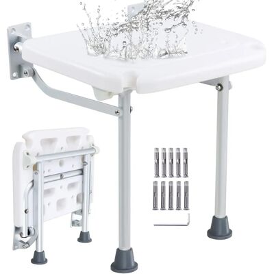 Asiento de Ducha Plegable de Pared Vevor - Soporta 500 lbs Asiento de Ducha Plegable de Pared Vevor - Soporta 500 lbs