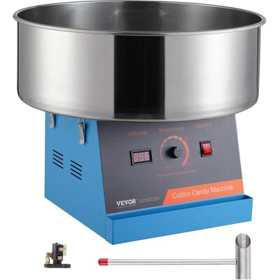 Vevor Machine à Barbe à Papa Électrique - 1000W, Acier Inoxydable, Bleu - Publicité Vevor Machine à Barbe à Papa Électrique - 1000W, Acier Inoxydable, Bleu - Publicité