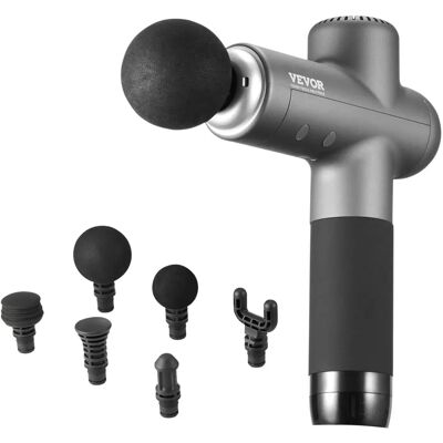 Succebuy Pistolet de Massage Deep Tissue - 8 Vitesses & 6 Têtes - Publicité Succebuy Pistolet de Massage Deep Tissue - 8 Vitesses & 6 Têtes - Publicité