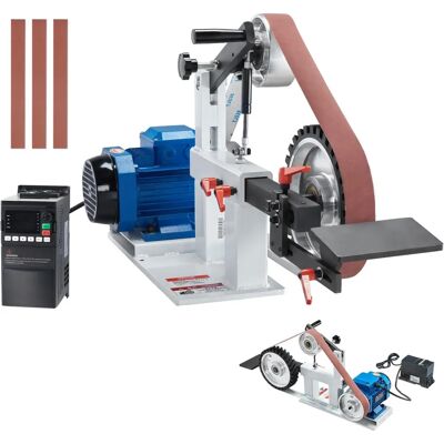 Vevor Bandschleifer - Variabler Geschwindigkeitsregler 72x2 Zoll mit 3 Schleifbändern Vevor Bandschleifer - Variabler Geschwindigkeitsregler 72x2 Zoll mit 3 Schleifbändern