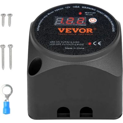 Vevor - Isolateur de Batterie Dual 12V 140A - Modes Manuel & Automatique - Publicité Vevor - Isolateur de Batterie Dual 12V 140A - Modes Manuel & Automatique - Publicité
