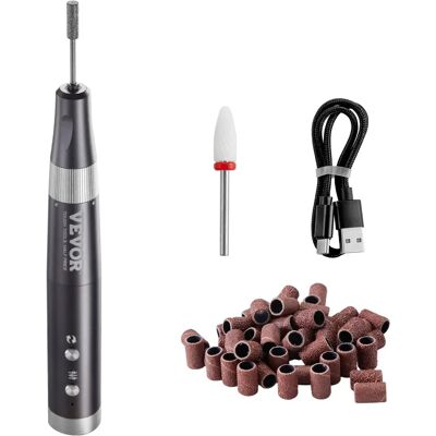 VEVOR Perceuse à ongles sans fil - 30000RPM - Outil de limage - Publicité VEVOR Perceuse à ongles sans fil - 30000RPM - Outil de limage - Publicité