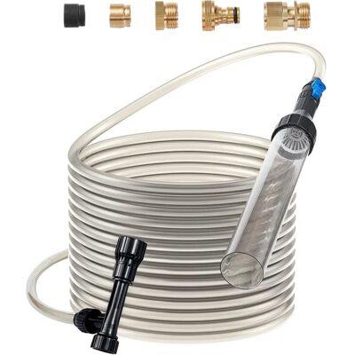 Nettoyeur de gravier d'aquarium VEVOR - Tuyau PVC de 25 pieds, siphon, sans électricité - Publicité Nettoyeur de gravier d'aquarium VEVOR - Tuyau PVC de 25 pieds, siphon, sans électricité - Publicité