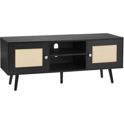 Vevor Soporte de TV - Soporte de Ratán de 55 pulgadas - Negro Vevor Soporte de TV - Soporte de Ratán de 55 pulgadas - Negro