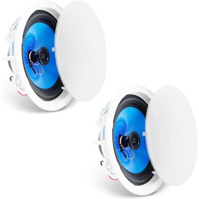 Vevor 2 Pièces Haut-parleurs de Plafond 8 Pouces - 50W, Flush Mount, 8Ω, 89dB - Publicité Vevor 2 Pièces Haut-parleurs de Plafond 8 Pouces - 50W, Flush Mount, 8Ω, 89dB - Publicité