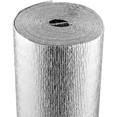 Vevor Rollo de aislamiento reflectante doble - 48 pulgadas x 25 pies - Escudo térmico de aluminio Vevor Rollo de aislamiento reflectante doble - 48 pulgadas x 25 pies - Escudo térmico de aluminio