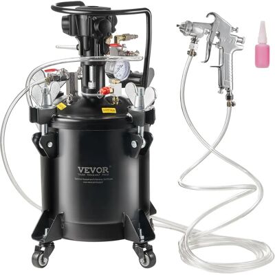 Vevor Depósito de Presión para Pintura en Aerosol - 10L, Agitación Automática Vevor Depósito de Presión para Pintura en Aerosol - 10L, Agitación Automática
