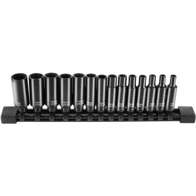 Set di bussole a impatto VEVOR - 14 pezzi per riparazioni auto Set di bussole a impatto VEVOR - 14 pezzi per riparazioni auto