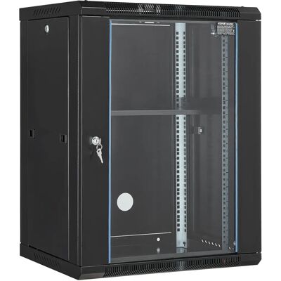 Vevor 15U Wandmontage Netzwerkschrank - Glastür Vevor 15U Wandmontage Netzwerkschrank - Glastür