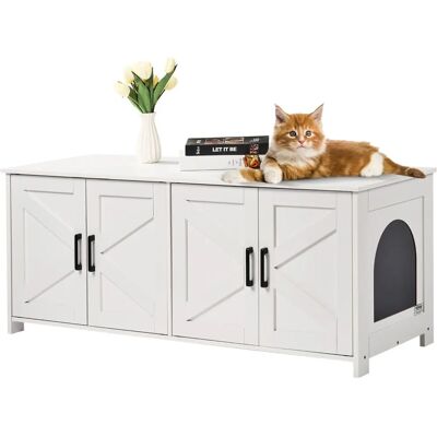 Vevor Modell Katzentoilette Gehäuse - Weiß - Katzentoilette Gehäuse Vevor Modell Katzentoilette Gehäuse - Weiß - Katzentoilette Gehäuse