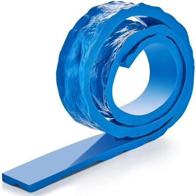 VVEOR Timbro in cemento - Blu - 91 x 3 pollici - Poliuretano resistente VVEOR Timbro in cemento - Blu - 91 x 3 pollici - Poliuretano resistente