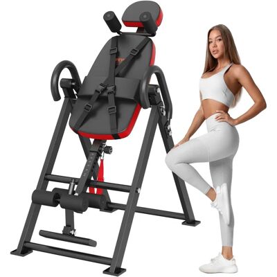 VEVOR Inversionstisch - Faltbare Krafttrainingsgerät - Sicher und Verstellbar VEVOR Inversionstisch - Faltbare Krafttrainingsgerät - Sicher und Verstellbar