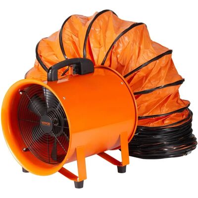 Vevor Tragbarer Gebläsemotor 10 Zoll 380W Heavy Duty Zylinder Axial - Gebläse Vevor Tragbarer Gebläsemotor 10 Zoll 380W Heavy Duty Zylinder Axial - Gebläse
