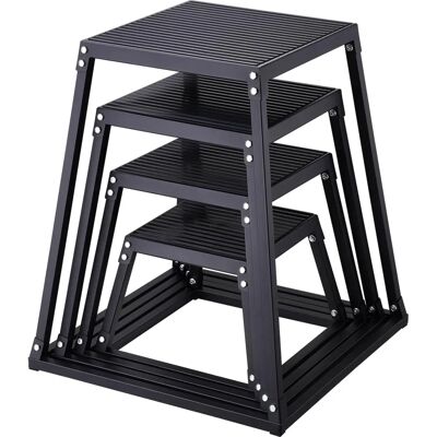VEVOR Plyometrische Sprungbox-Set - Verstellbar 12-30 Zoll - Max 500 lbs VEVOR Plyometrische Sprungbox-Set - Verstellbar 12-30 Zoll - Max 500 lbs