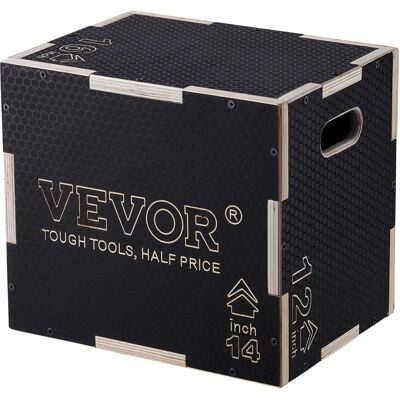 VEVOR 3-in-1 Plyobox - Verstellbare Höhen - Fitnesstraining VEVOR 3-in-1 Plyobox - Verstellbare Höhen - Fitnesstraining