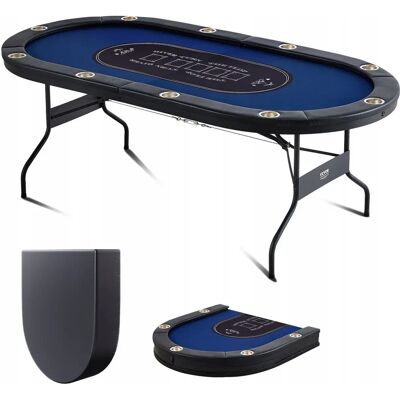 Table de Poker Pliable VEVOR - 10 Joueurs - Qualité Professionnelle - Publicité Table de Poker Pliable VEVOR - 10 Joueurs - Qualité Professionnelle - Publicité