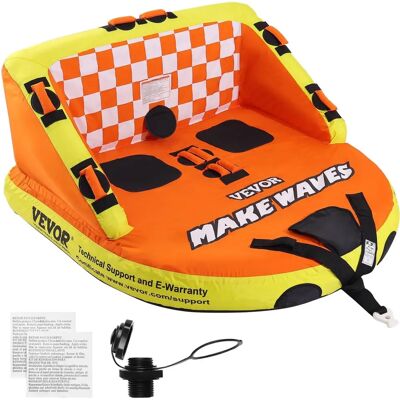 Vevor Tube Gonflable Remorquable - 1-2 Rides - Sports Nautiques - Publicité Vevor Tube Gonflable Remorquable - 1-2 Rides - Sports Nautiques - Publicité