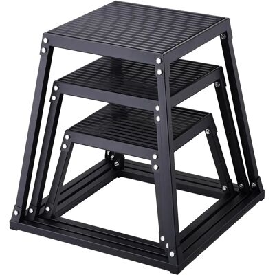 Vevor Box Pliometrica - 12/18/24 pollici - Nero Vevor Box Pliometrica - 12/18/24 pollici - Nero