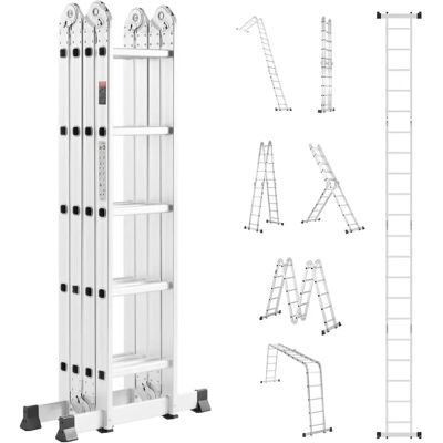 Vevor - Mehrzweck Faltbare Leiter - 7-in-1 verstellbare Teleskopleiter - 19ft Reichweite Vevor - Mehrzweck Faltbare Leiter - 7-in-1 verstellbare Teleskopleiter - 19ft Reichweite