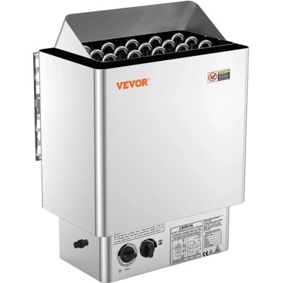 Contrôleur de Sauna Électrique en Acier Inoxydable VEVOR - 8kW 8-12m³ Contrôleur de Sauna Électrique en Acier Inoxydable VEVOR - 8kW 8-12m³