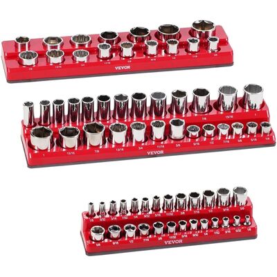 Vevor Magnetischer Steckdosen-Organizer - Werkzeugaufbewahrung für SAE Vevor Magnetischer Steckdosen-Organizer - Werkzeugaufbewahrung für SAE