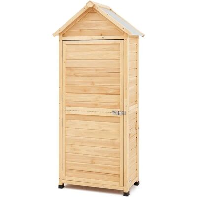 Vevor Abri de stockage extérieur en cèdre - Grand coffre à outils de jardin - Publicité Vevor Abri de stockage extérieur en cèdre - Grand coffre à outils de jardin - Publicité