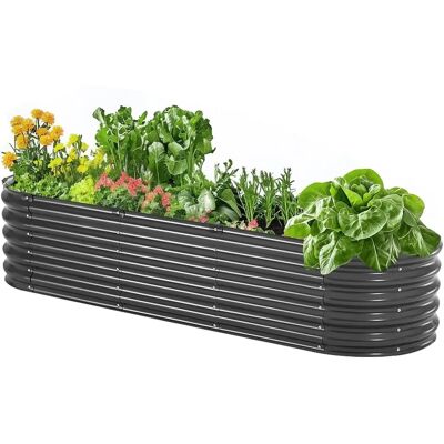 VEVOR Puutarhavuode 119x59,5x42cm - Metallinen Kohotettu Vuode VEVOR Puutarhavuode 119x59,5x42cm - Metallinen Kohotettu Vuode