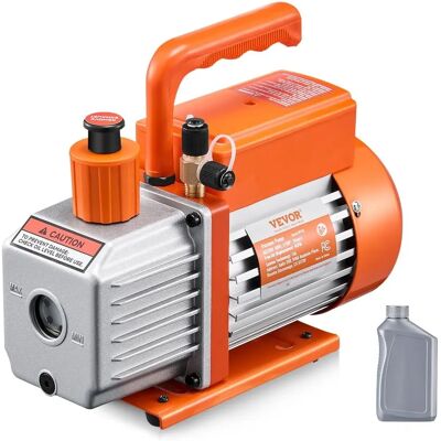 Bomba de vacío Vevor - 4 CFM HVAC de una etapa - Kit de aire acondicionado Bomba de vacío Vevor - 4 CFM HVAC de una etapa - Kit de aire acondicionado