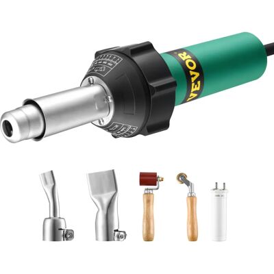 Vevor Soudeur en Plastique à Air Chaud - Pistolet à Chaleur 1600W - Publicité Vevor Soudeur en Plastique à Air Chaud - Pistolet à Chaleur 1600W - Publicité