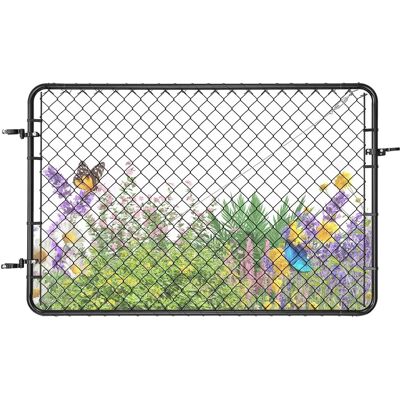 Succebuy Verzinkte Stahltor mit Kettenglied - 72 x 48 Zoll, Verstellbar, Gartentor Succebuy Verzinkte Stahltor mit Kettenglied - 72 x 48 Zoll, Verstellbar, Gartentor