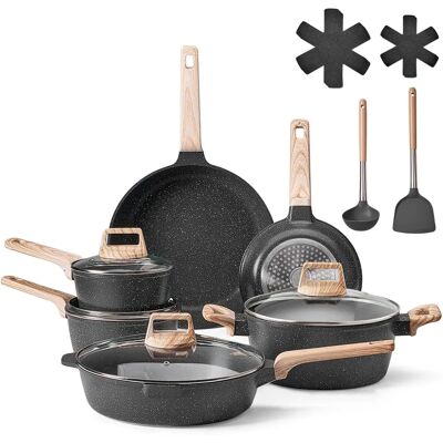 Vevor 17-delars Pannset med Granit Non-stick - Köksutrustning Vevor 17-delars Pannset med Granit Non-stick - Köksutrustning