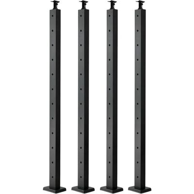 Succebuy Stainless Steel Cable Railing Post - 42x2x2 In - Durable and Easy Install Succebuy Stainless Steel Cable Railing Post - 42x2x2 In - Durable and Easy Install