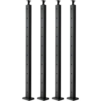 Succebuy Poteau de Garde-Corps en Câble en Acier Inoxydable - 36x2x2 - Durable, Intérieur/Extérieur - Publicité Succebuy Poteau de Garde-Corps en Câble en Acier Inoxydable - 36x2x2 - Durable, Intérieur/Extérieur - Publicité