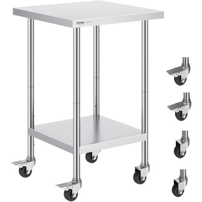 Succebuy Edelstahl-Arbeits Tisch - 24x24x38 Zoll - Gastronomie Succebuy Edelstahl-Arbeits Tisch - 24x24x38 Zoll - Gastronomie